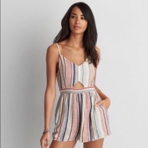 Multicolor American eagle romper
